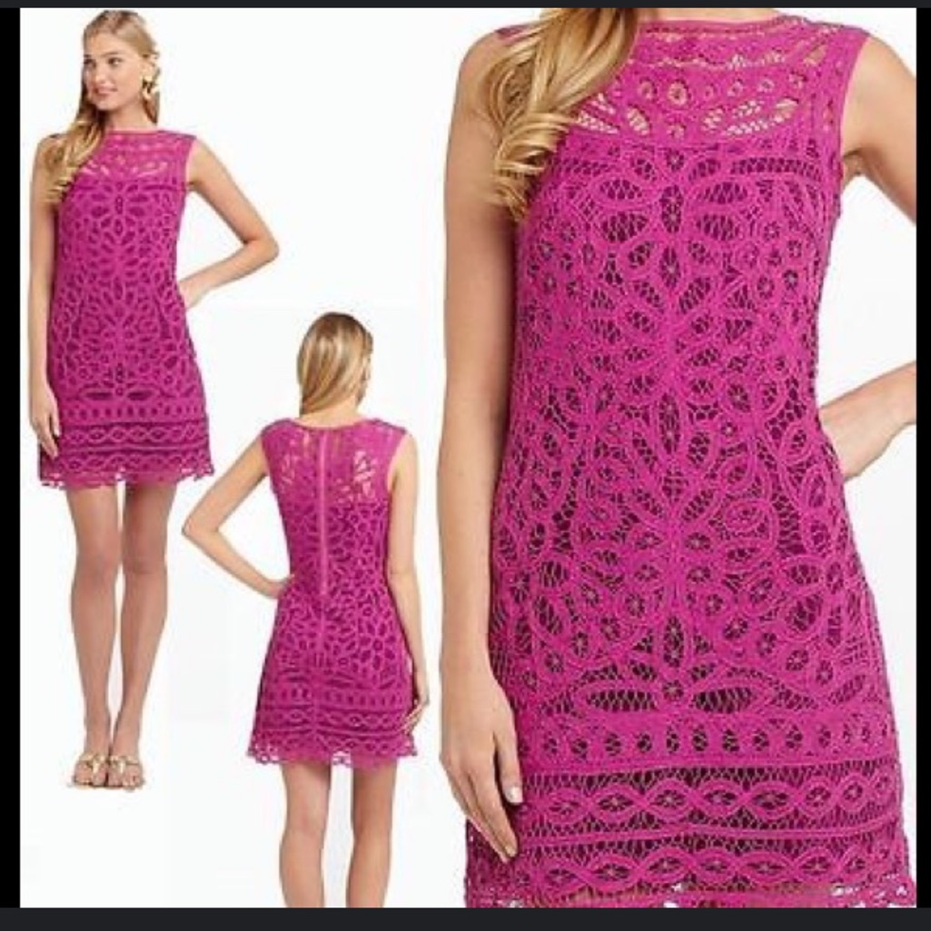 Lilly Pulitzer Pink Lace Dress